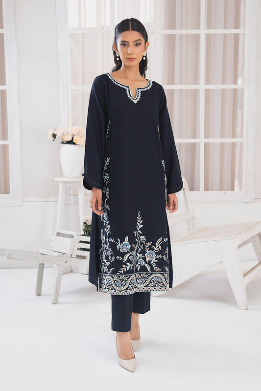 Ready to Wear 2-PC Embroidered Khaddar Suit