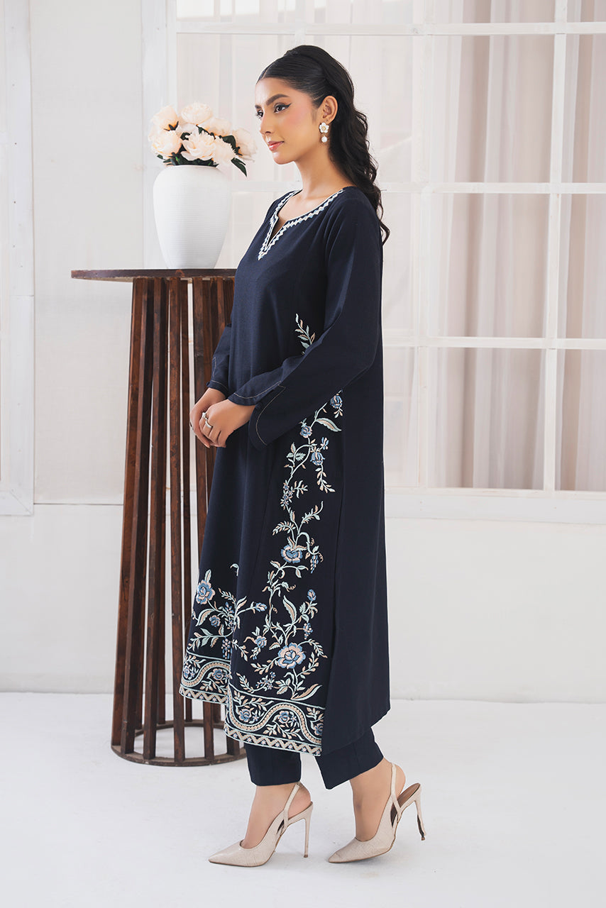 Ready to Wear 2-PC Embroidered Khaddar Suit