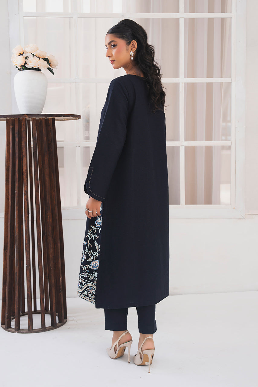 Ready to Wear 2-PC Embroidered Khaddar Suit