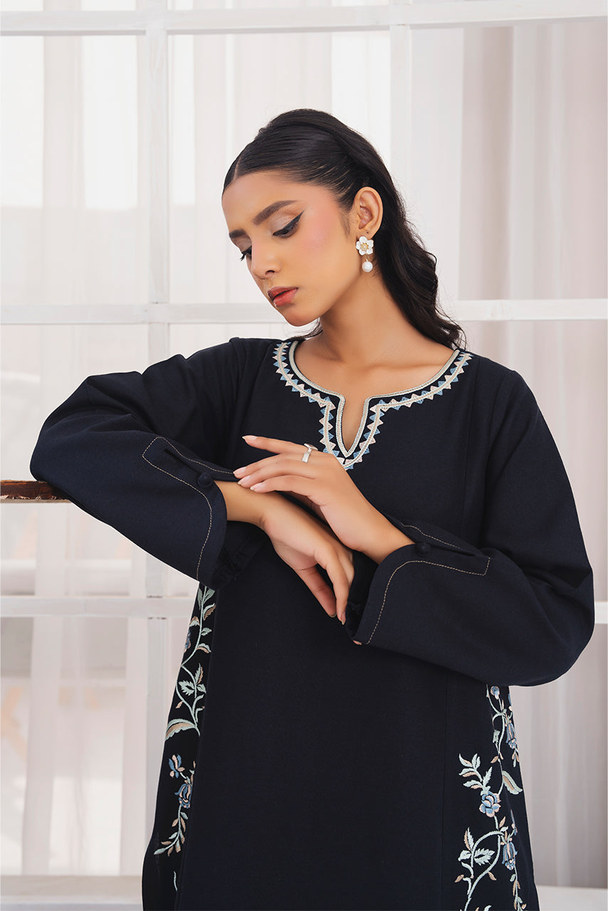 Ready to Wear 2-PC Embroidered Khaddar Suit